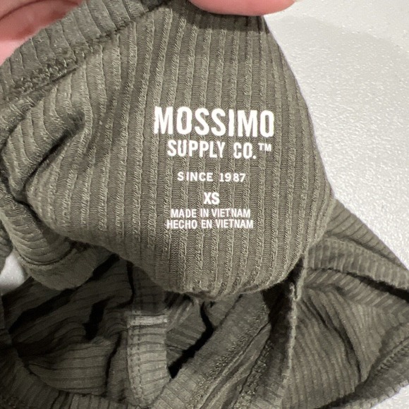 Mossimo Dress Women Extra Small Sleeveless Green Tank‎ Dress Ribbed - Picture 10 of 13